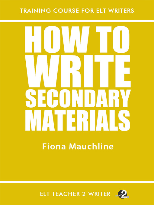 Title details for How to Write Secondary Materials by Fiona Mauchline - Available